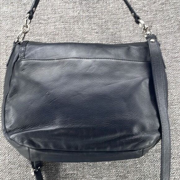 Coach Crossbody Bag‎ Medium Black Taylor Flap Soft Leather Convertible COA - Picture 7 of 13